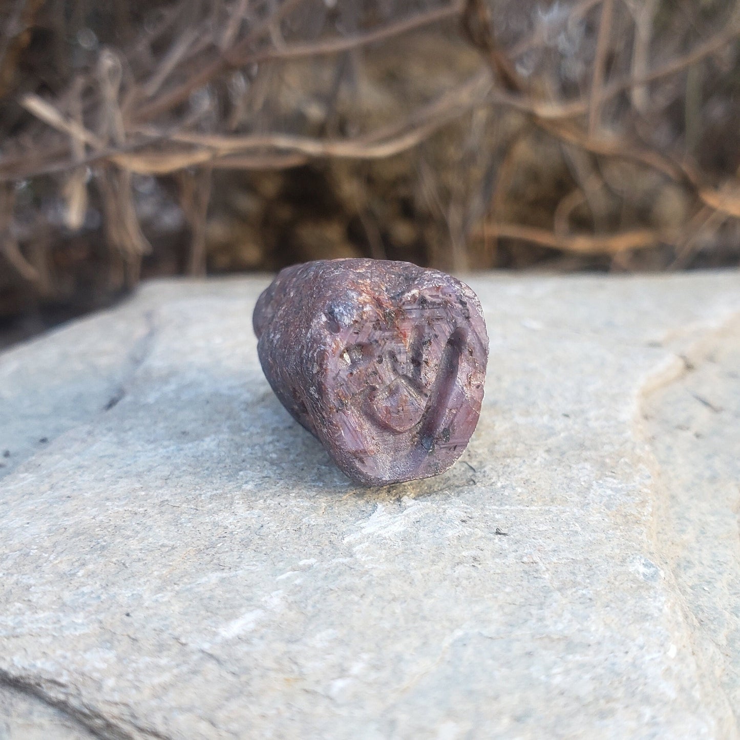 Flicking the bean sapphire Crystal wax seal stamp