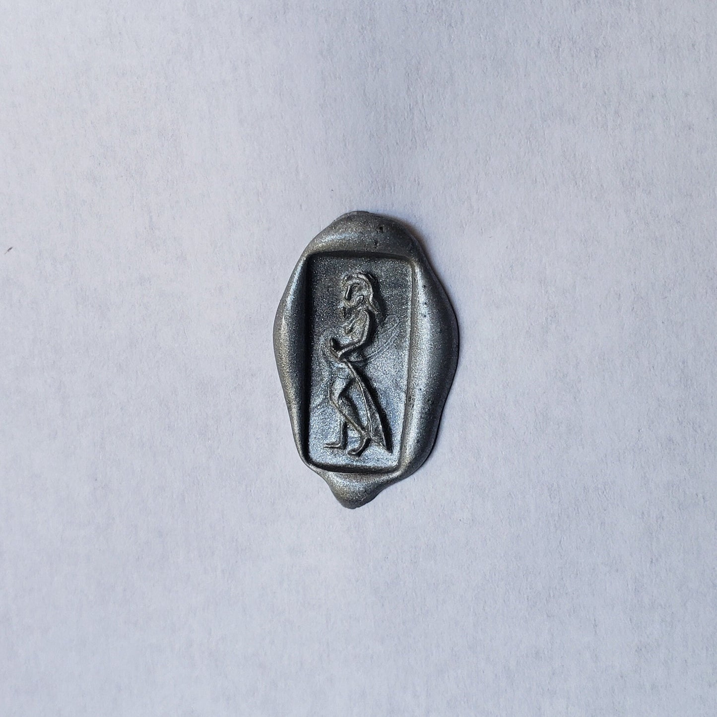 Sword maiden wax seal signet ring