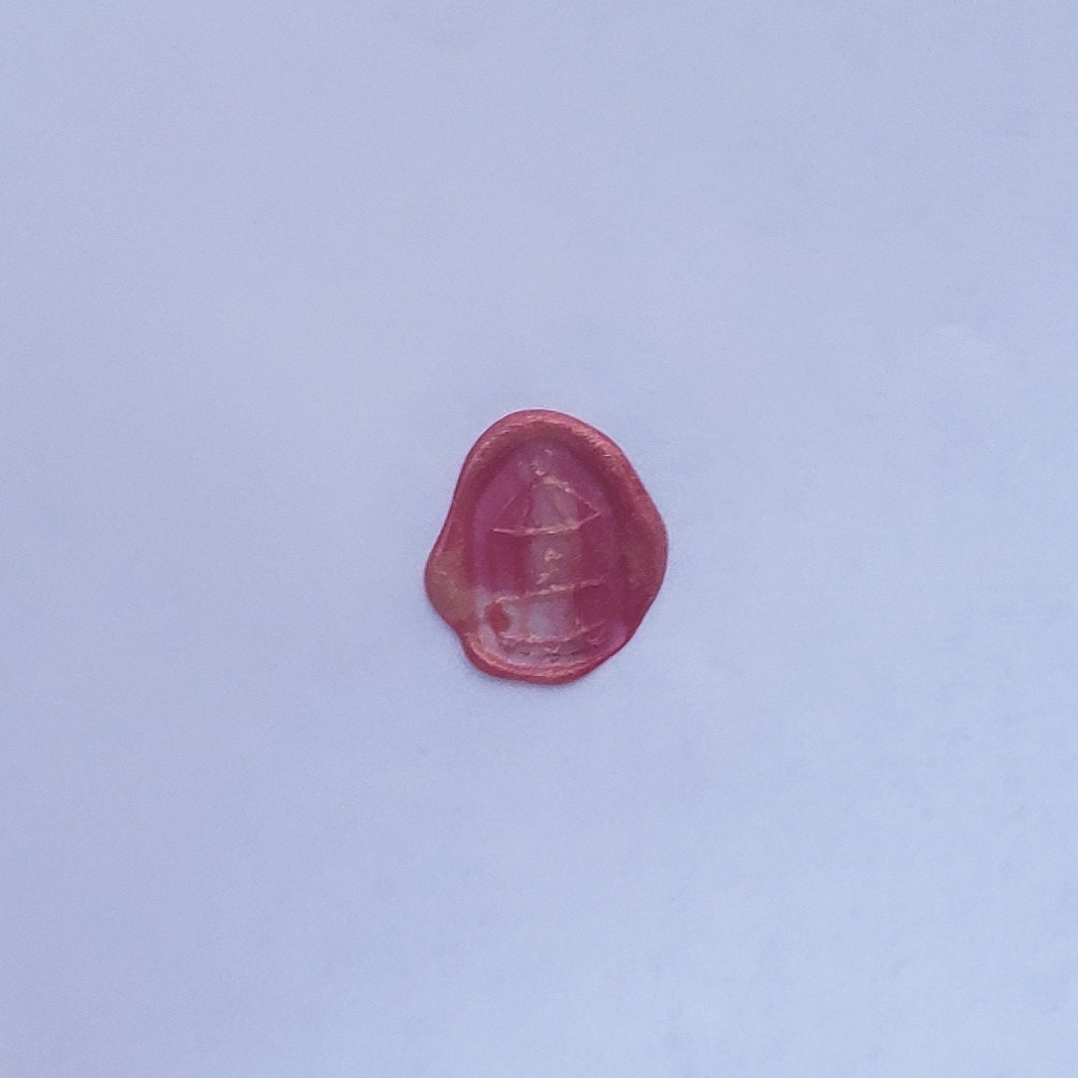 Bird cage wax seal signet ring