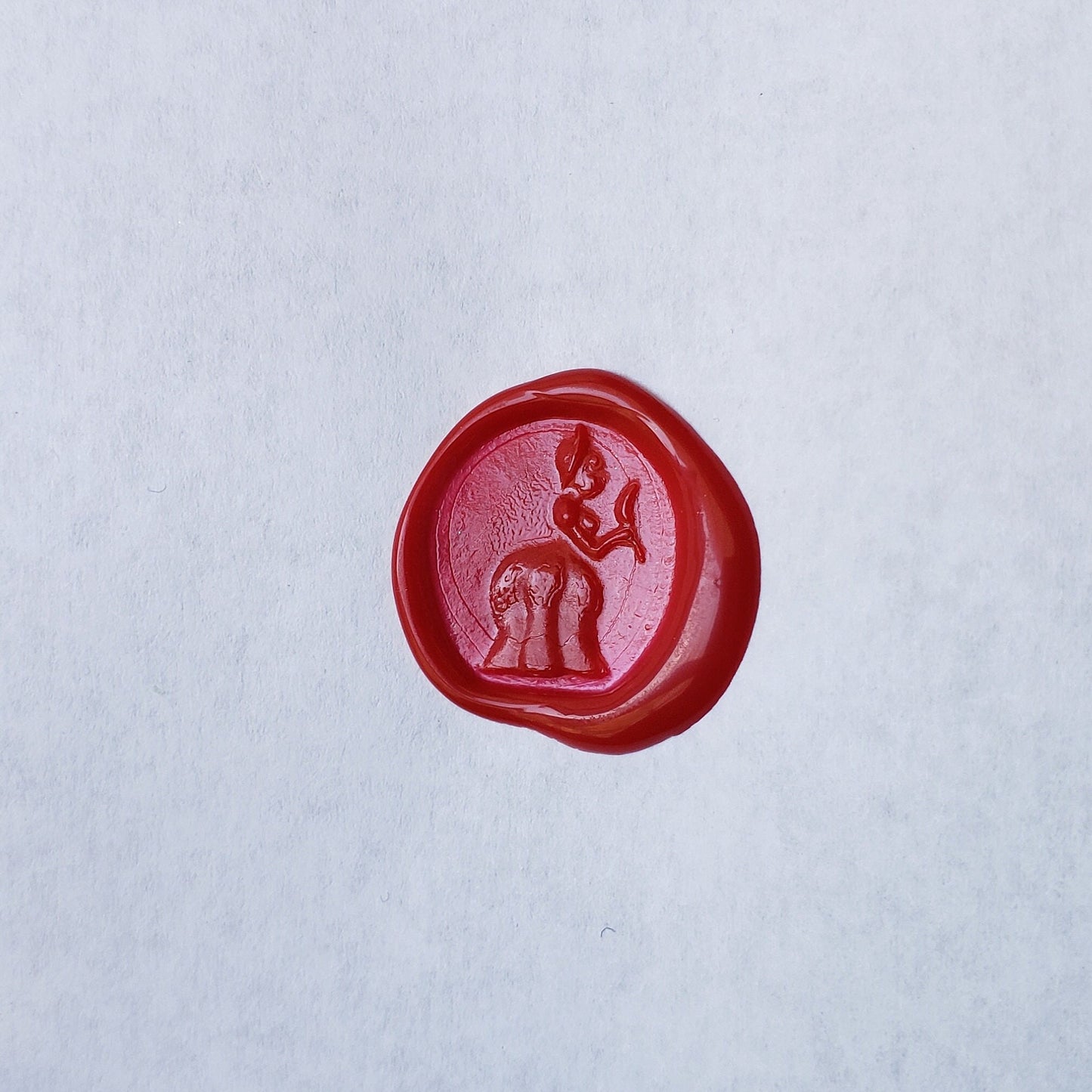 Big butt Victorian wax seal signet ring