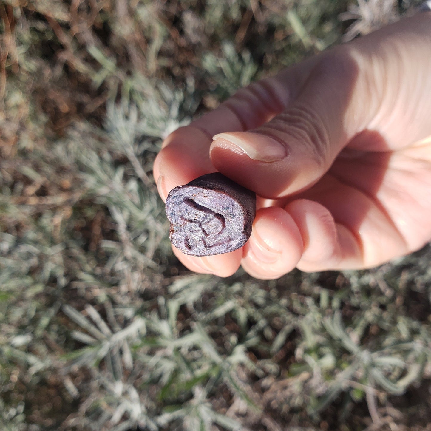 Flicking the bean sapphire Crystal wax seal stamp