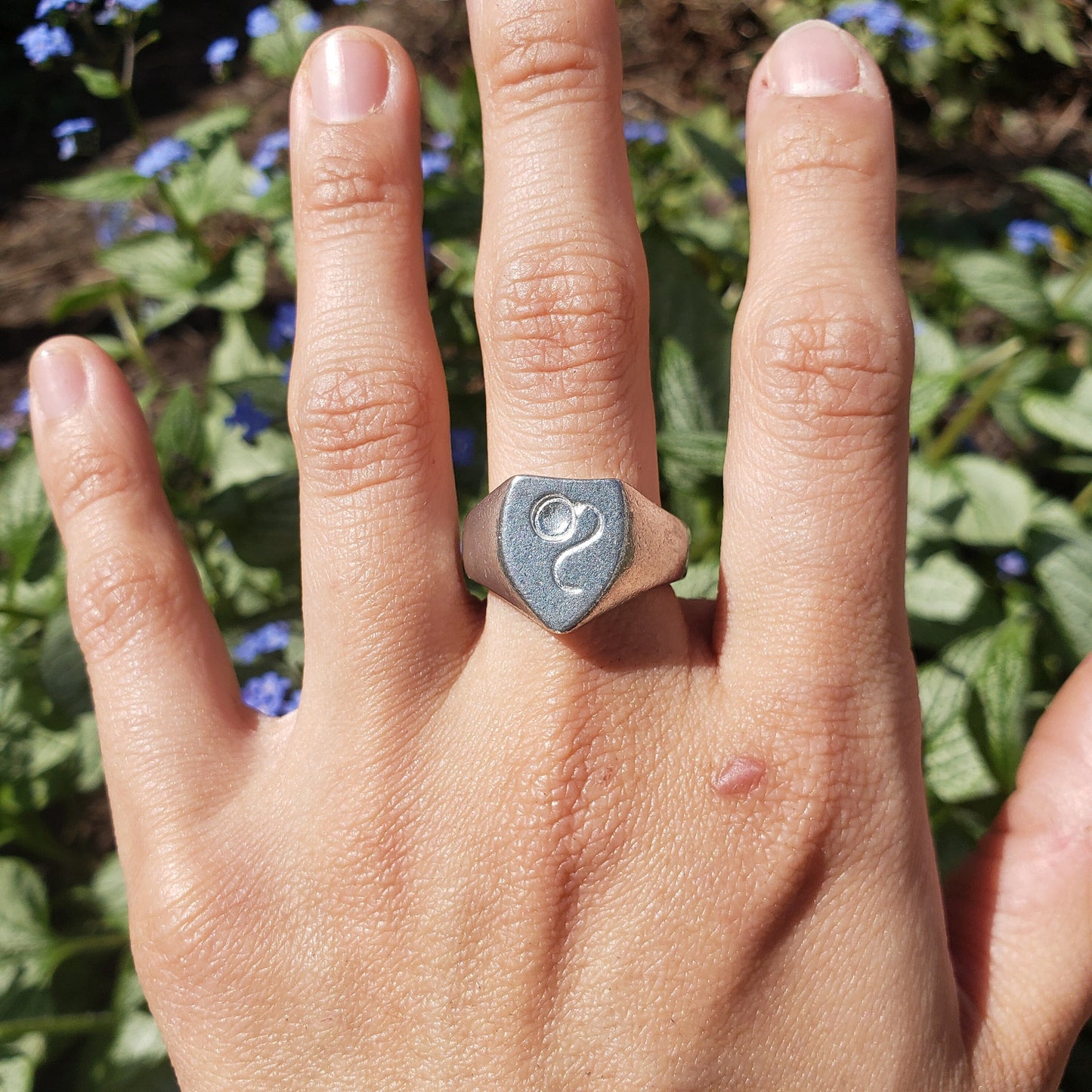 monocle wax seal signet ring