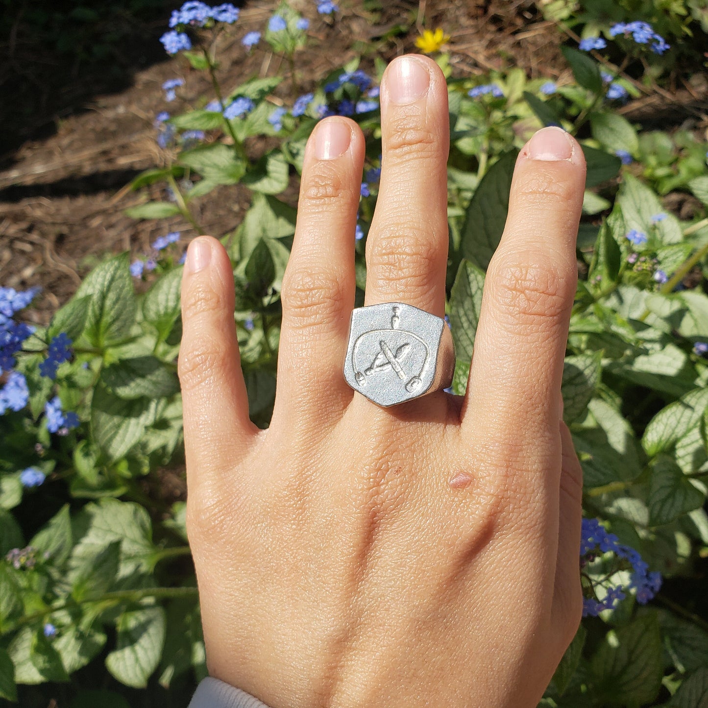 coat of arms sex toy self-love wax seal signet ring