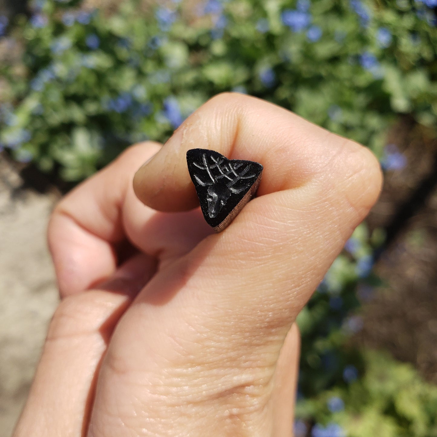 Schorl stag Crystal wax seal stamp