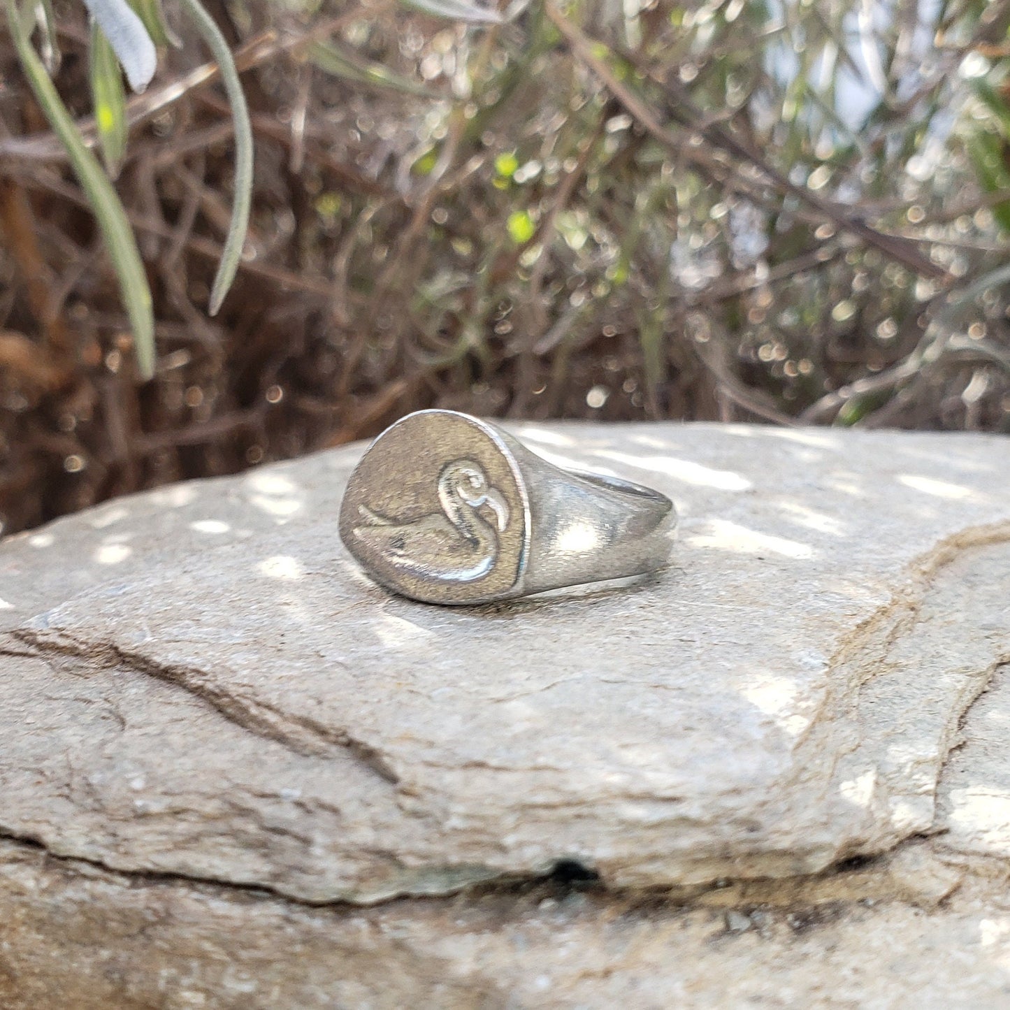 Albatros wax seal signet ring