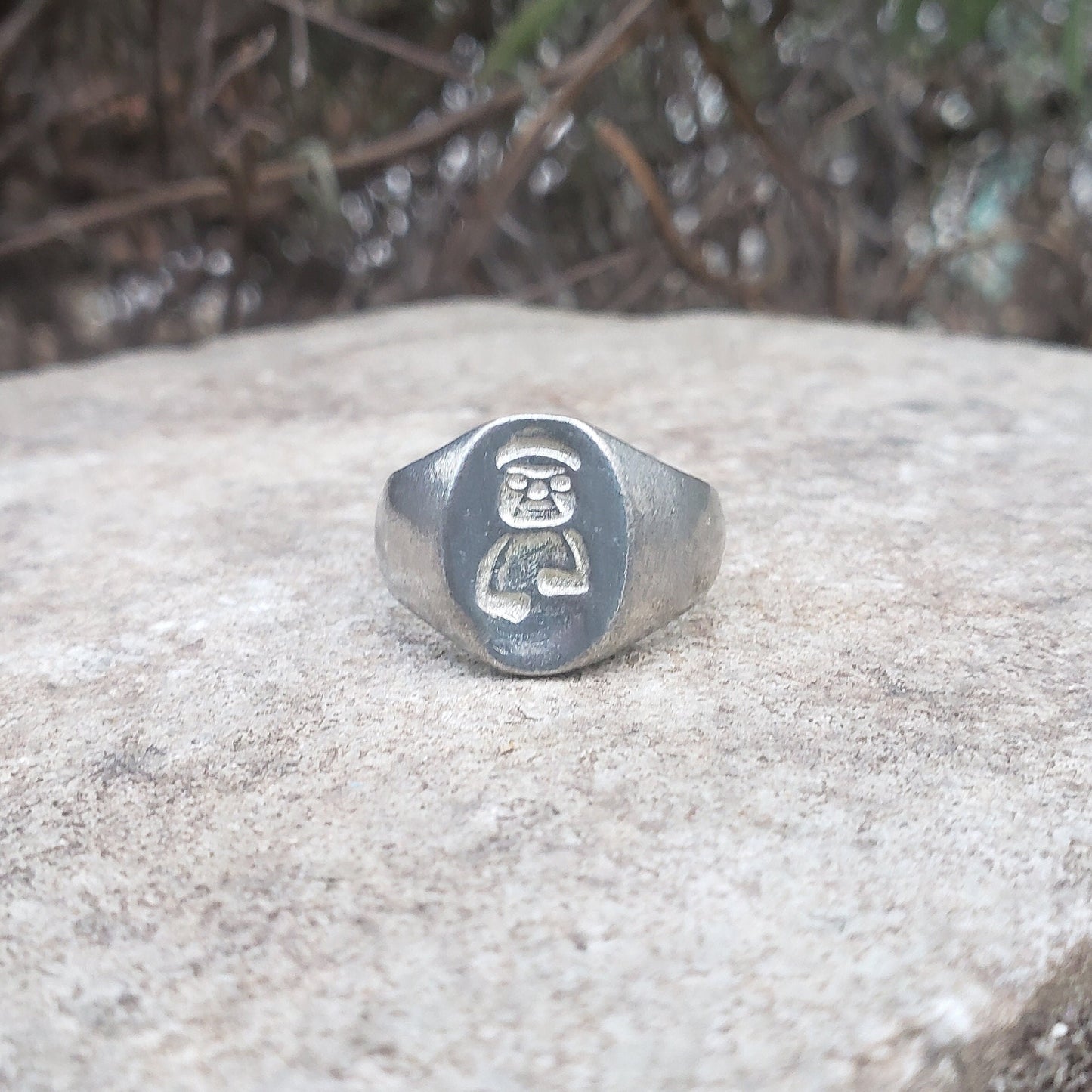 Dol harubang wax seal signet ring