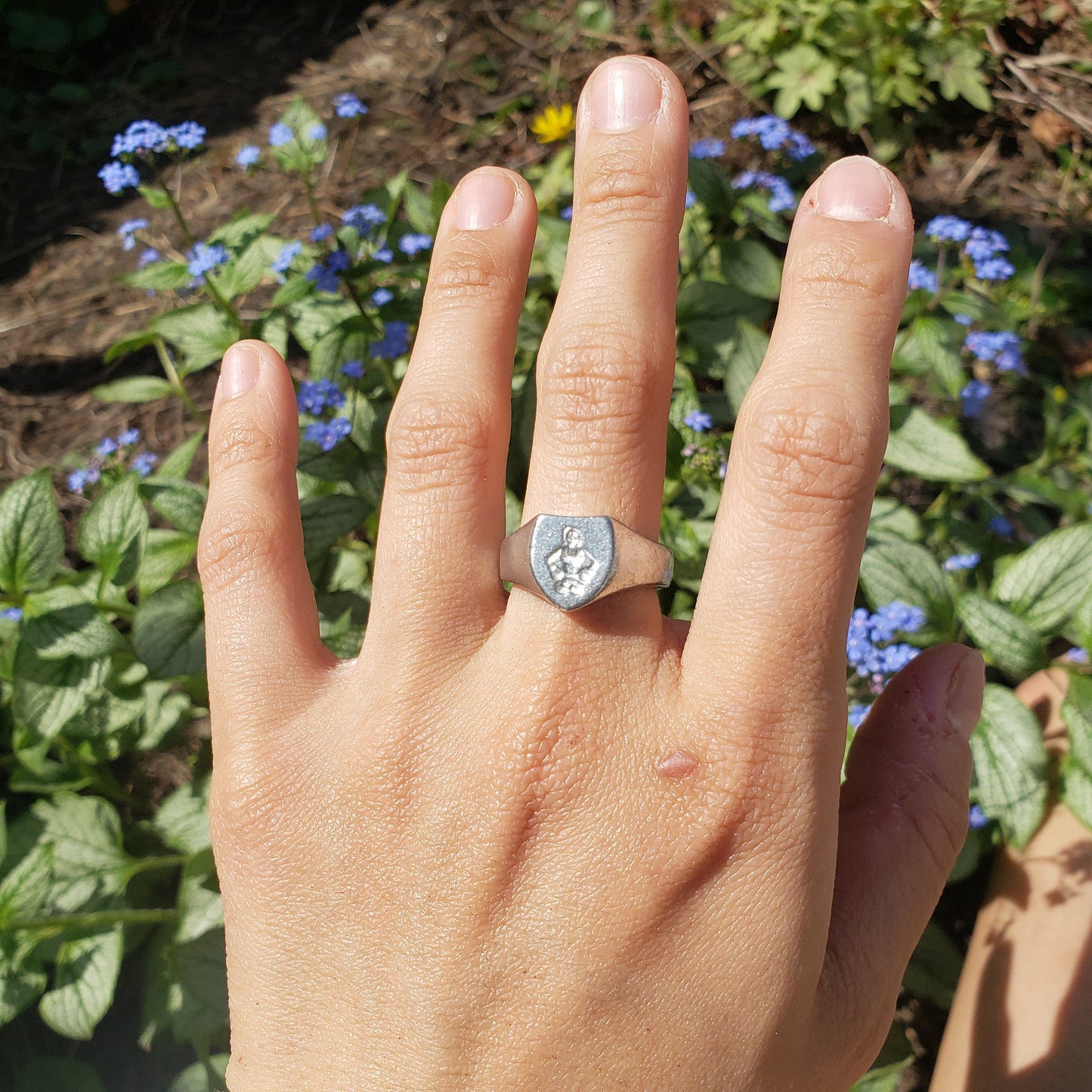 boxer wax seal signet ring