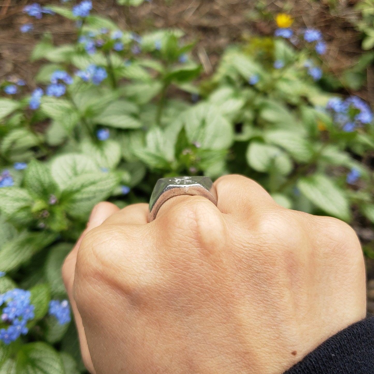 Magic rabbit wax seal signet ring