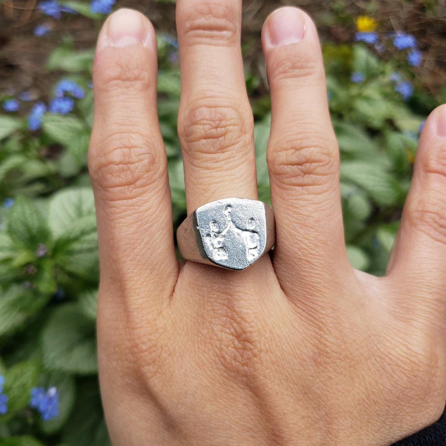 Champion wax seal signet ring