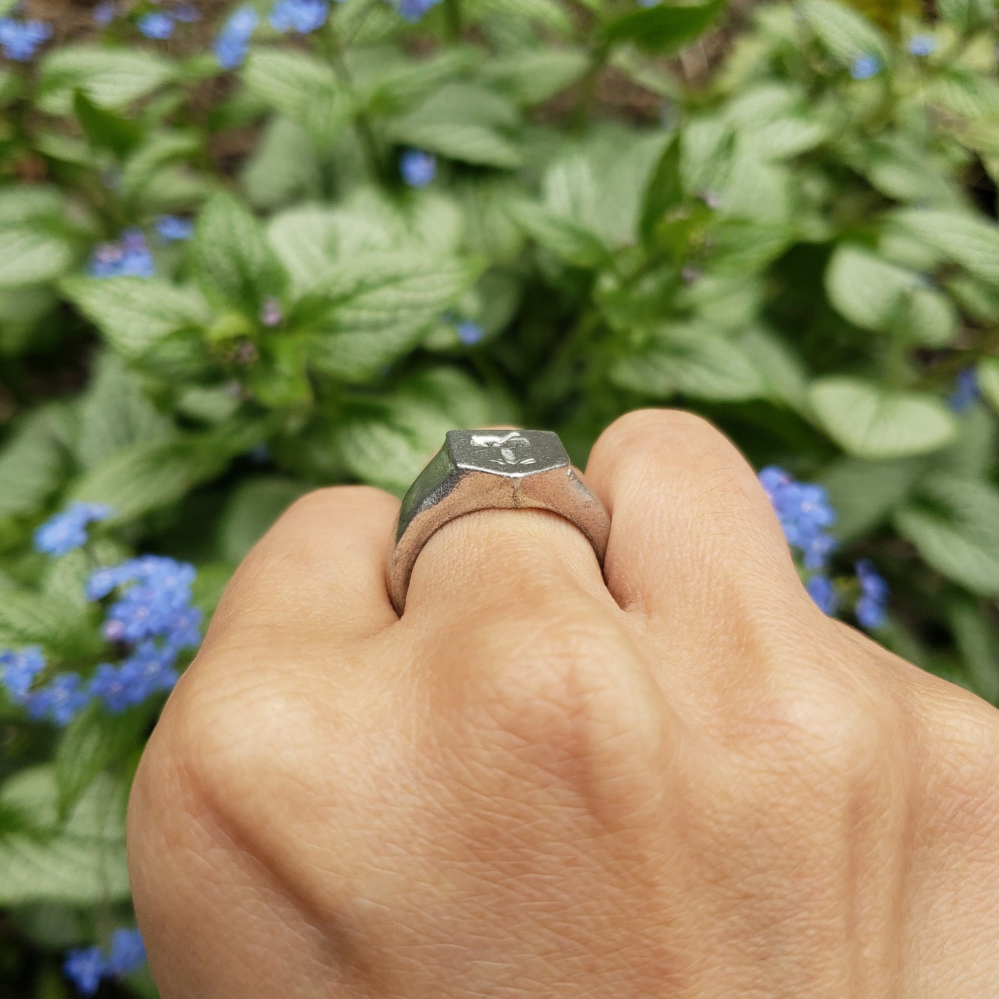 mailbox post wax seal signet ring