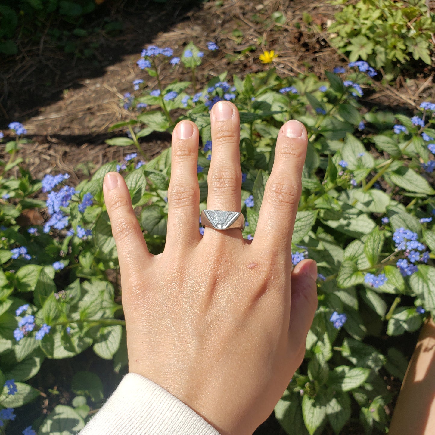 maple seed wax seal signet ring