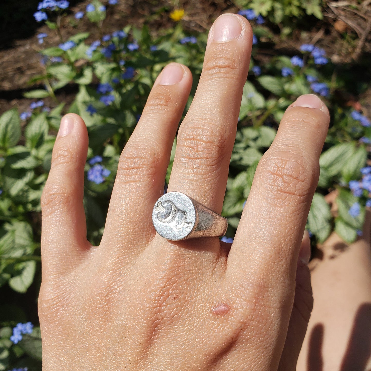 Roast wax seal signet ring