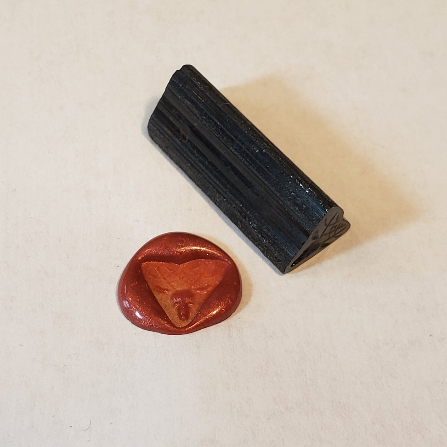 Schorl stag Crystal wax seal stamp