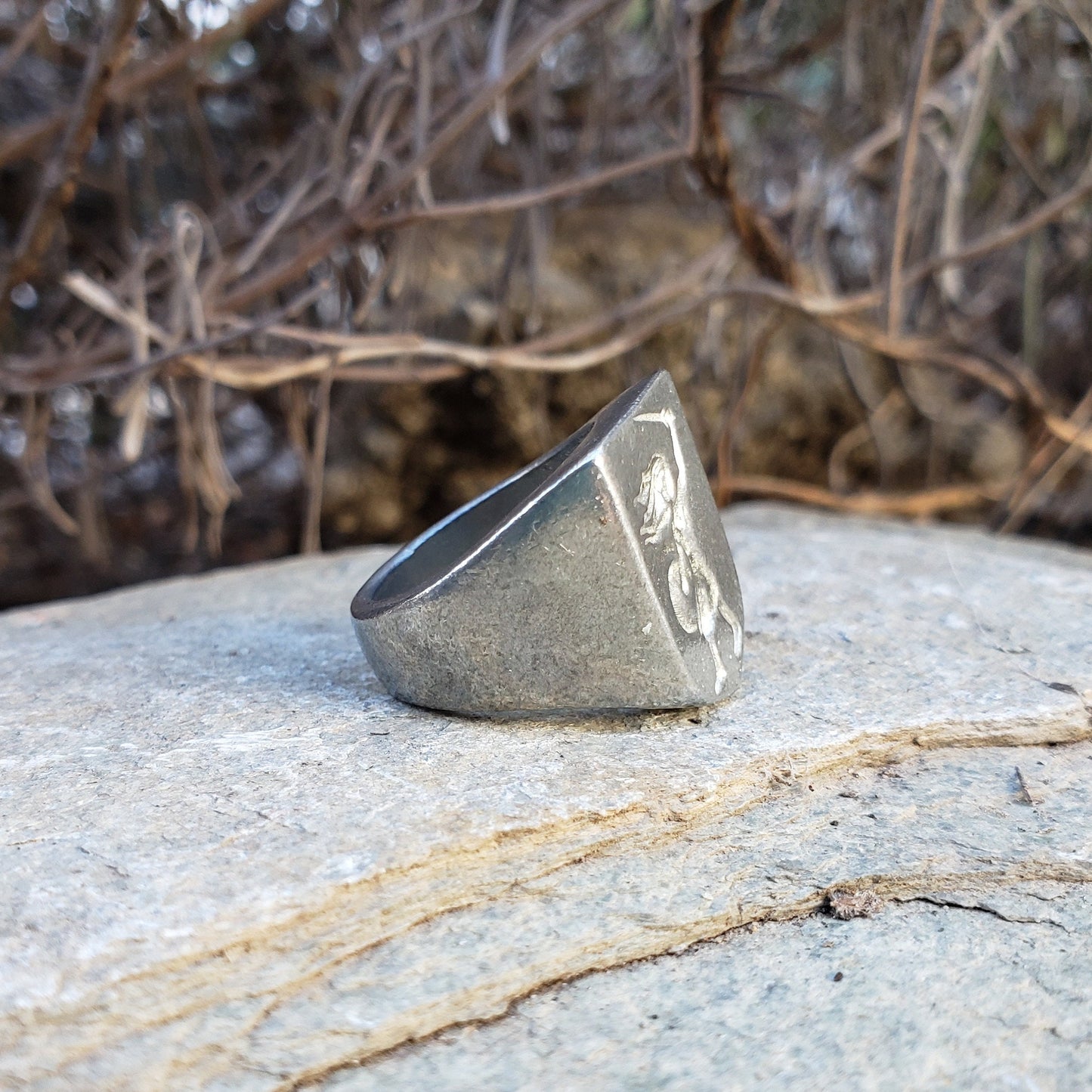 shield maiden wax seal signet ring