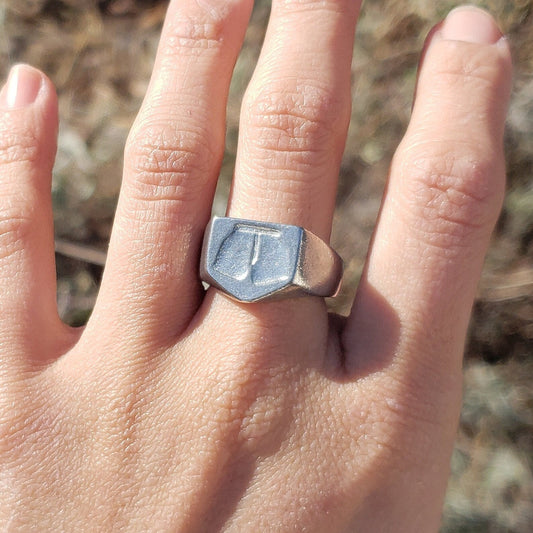 Boxer briefs wax seal signet ring