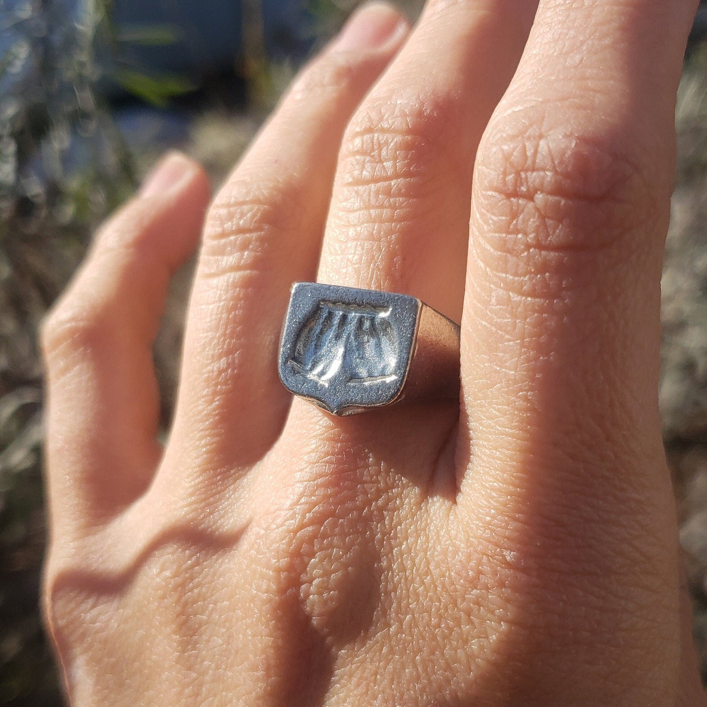 Bloomers wax seal signet ring