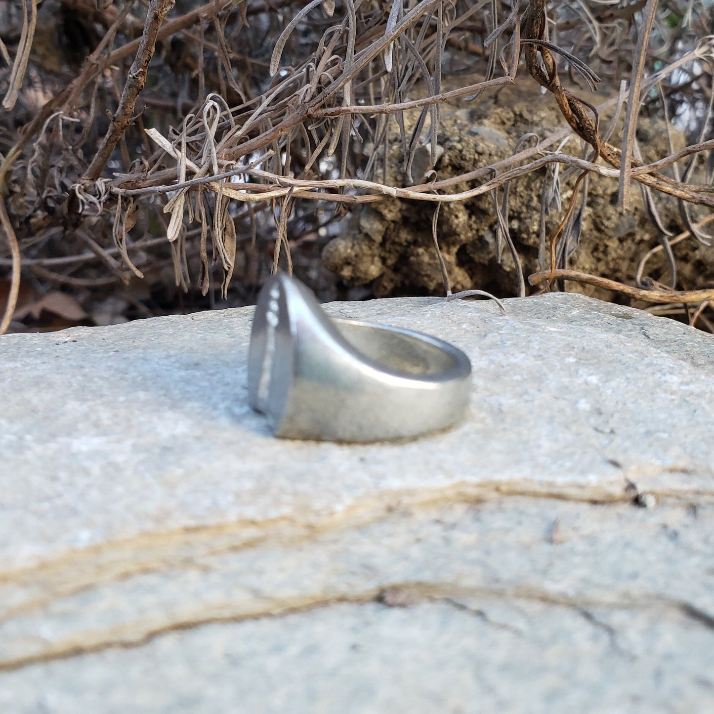 Lighthouse wax seal signet ring