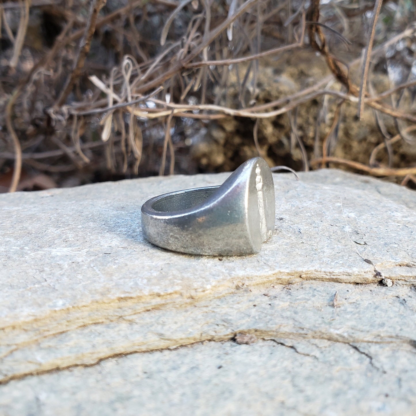 Lighthouse wax seal signet ring