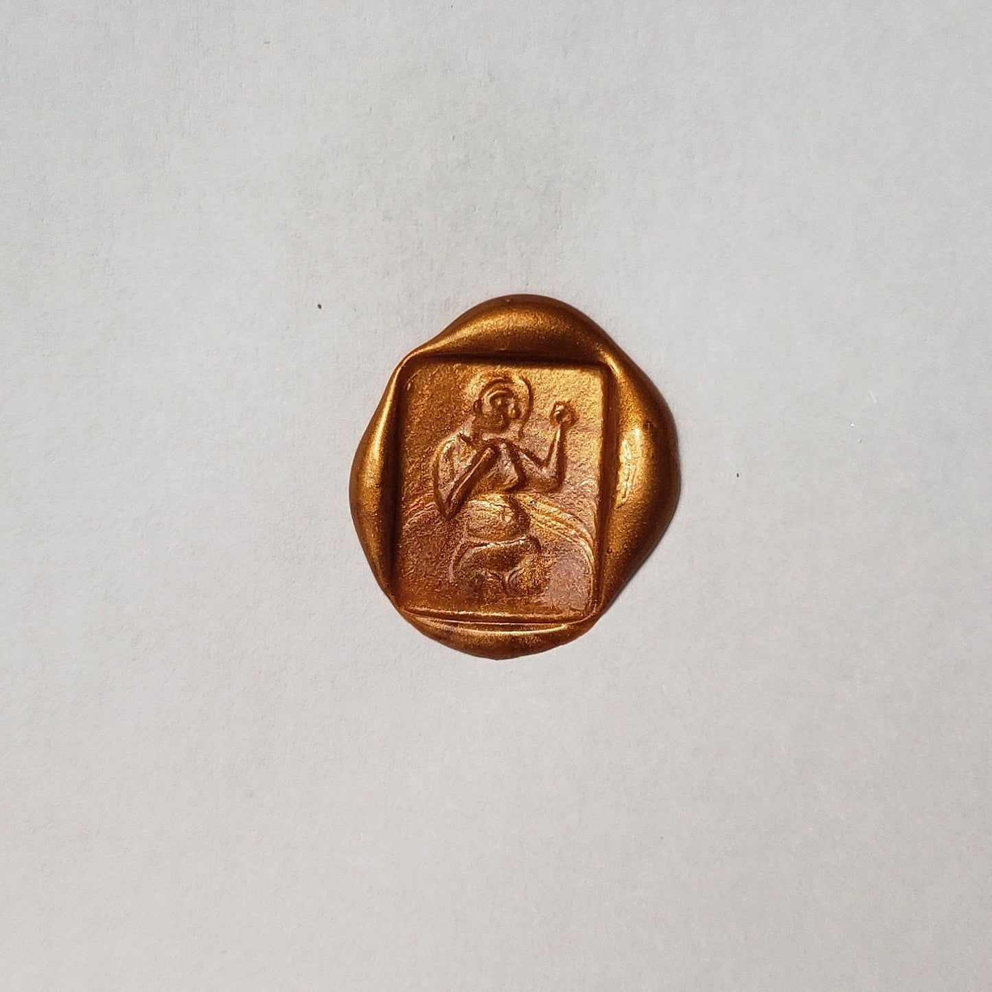 fighter wax seal signet ring