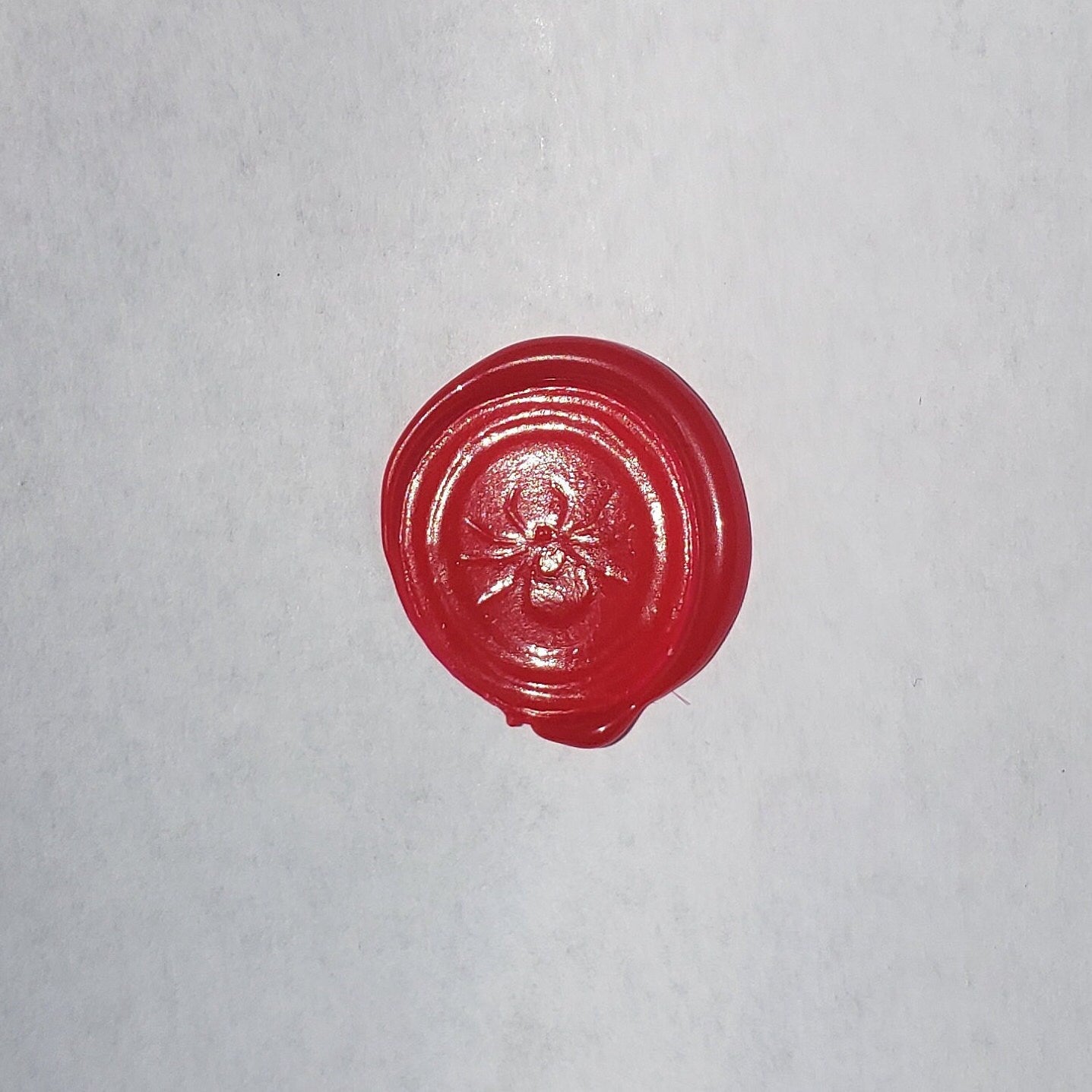 Tick wax seal signet ring