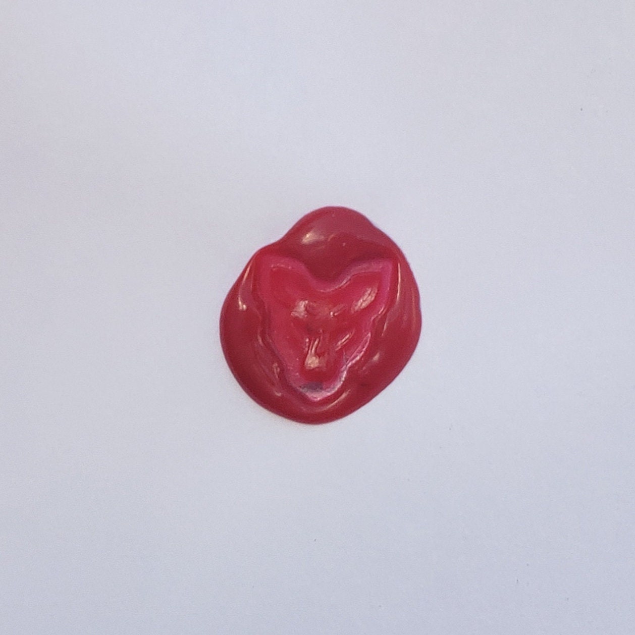 Inari mask wax seal signet ring