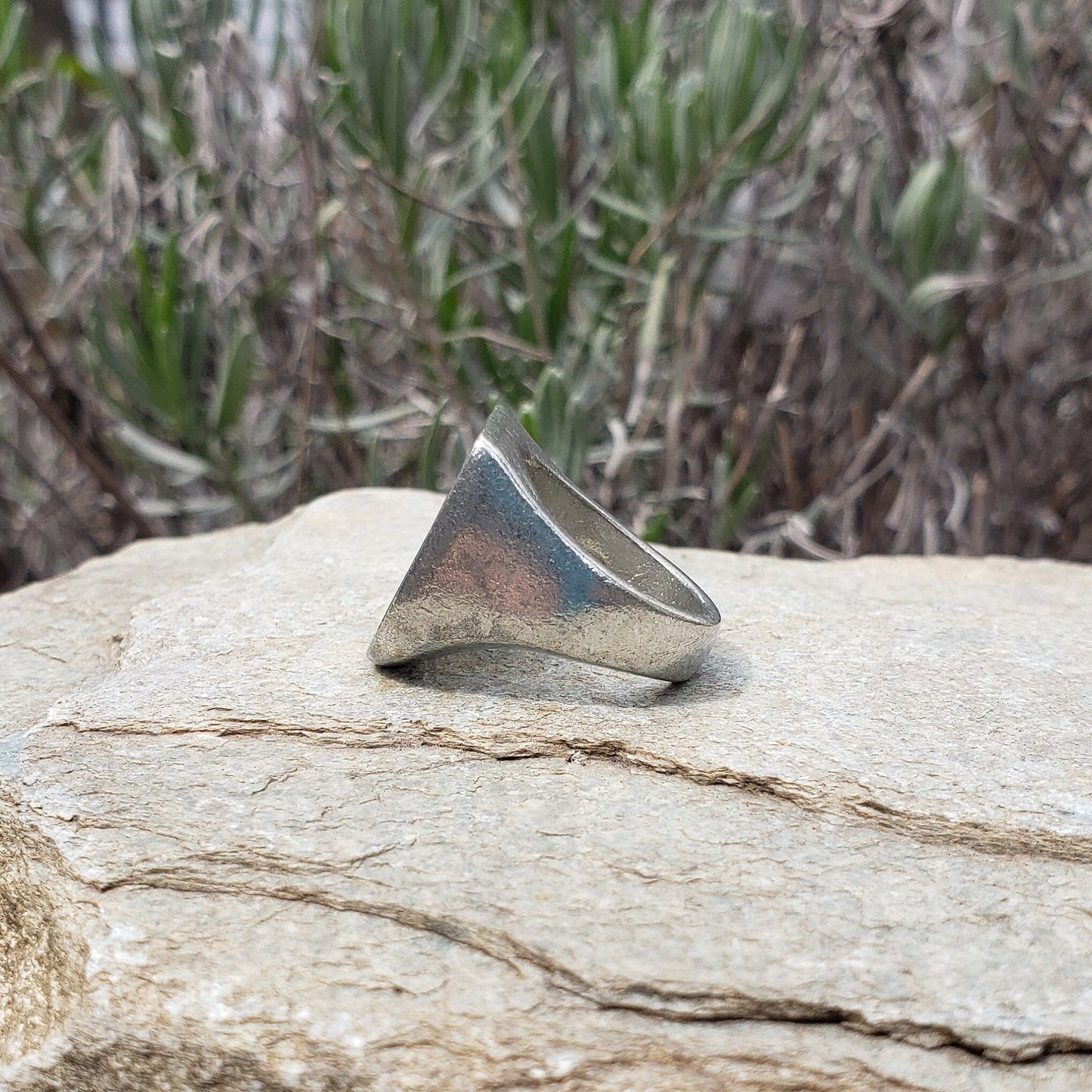 Cock rider wax seal signet ring