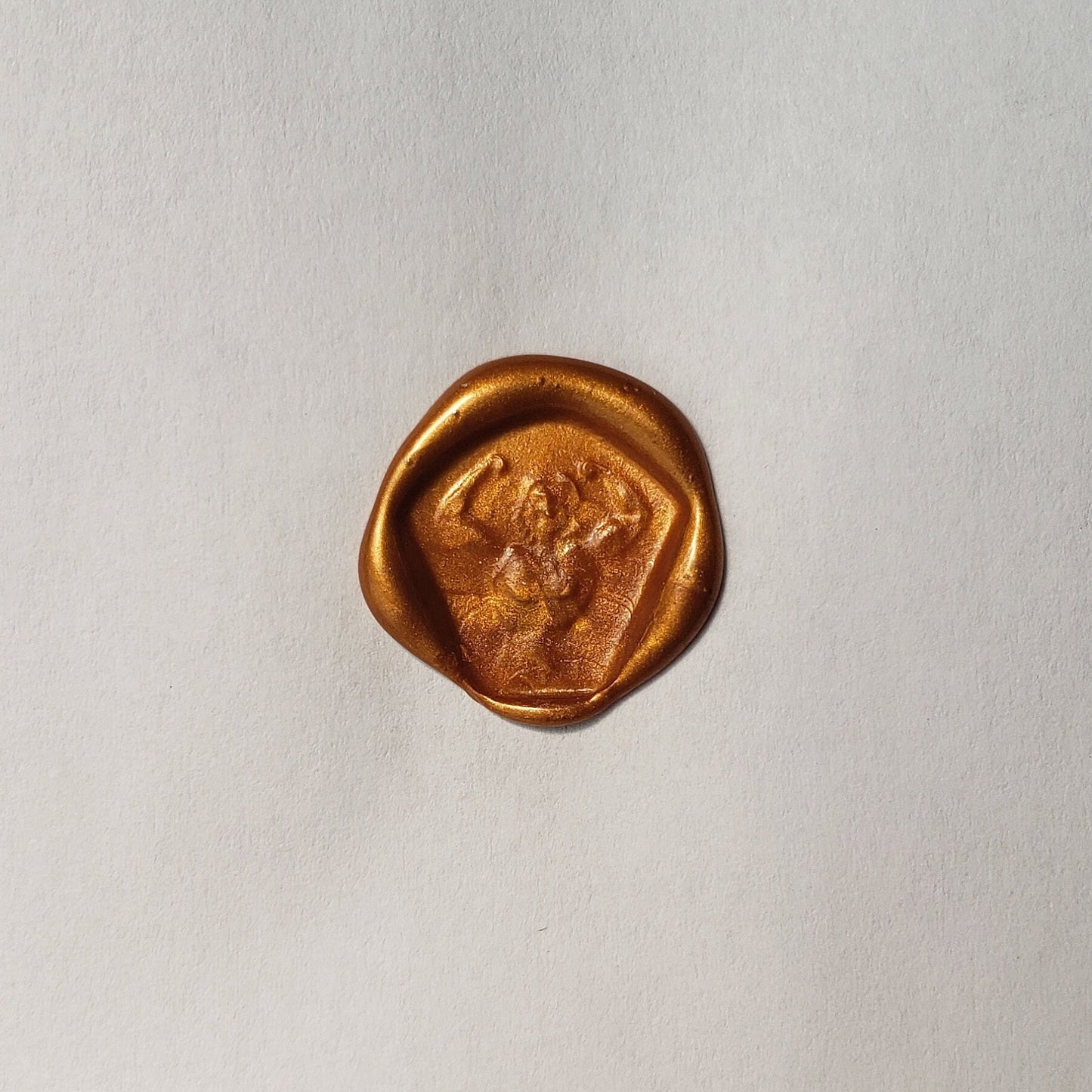 body builder wax seal signet ring