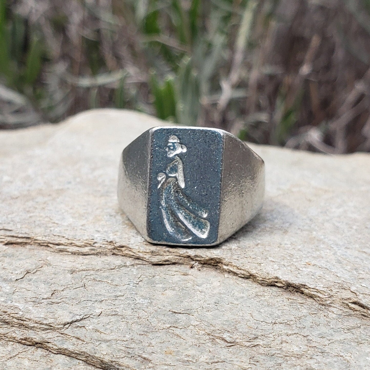 wind maiden wax seal signet ring