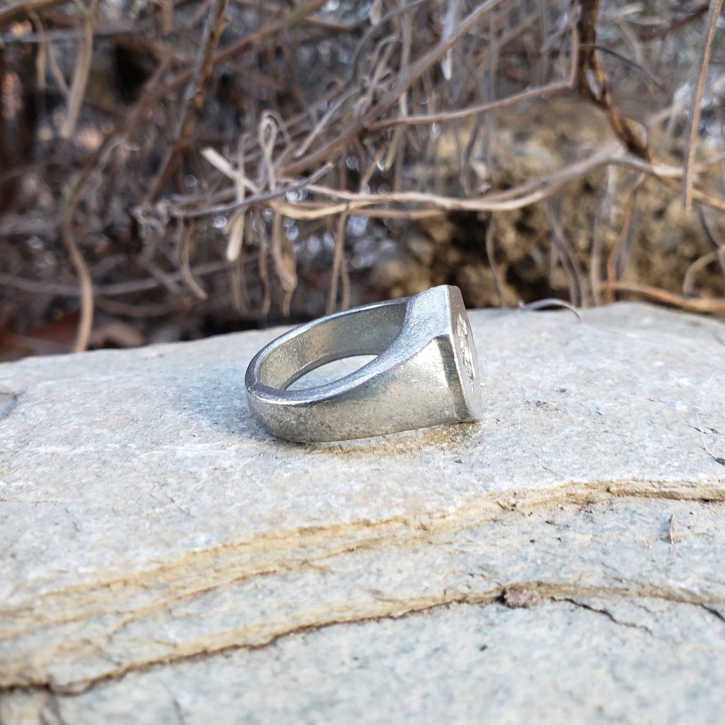 toad wax seal signet ring