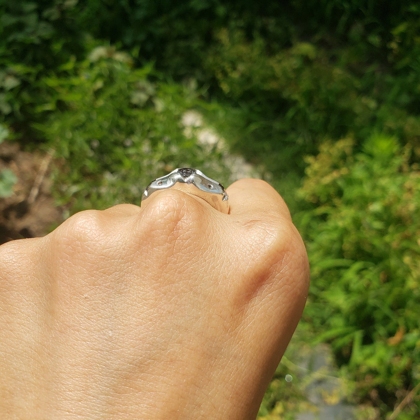 purple spinel ring