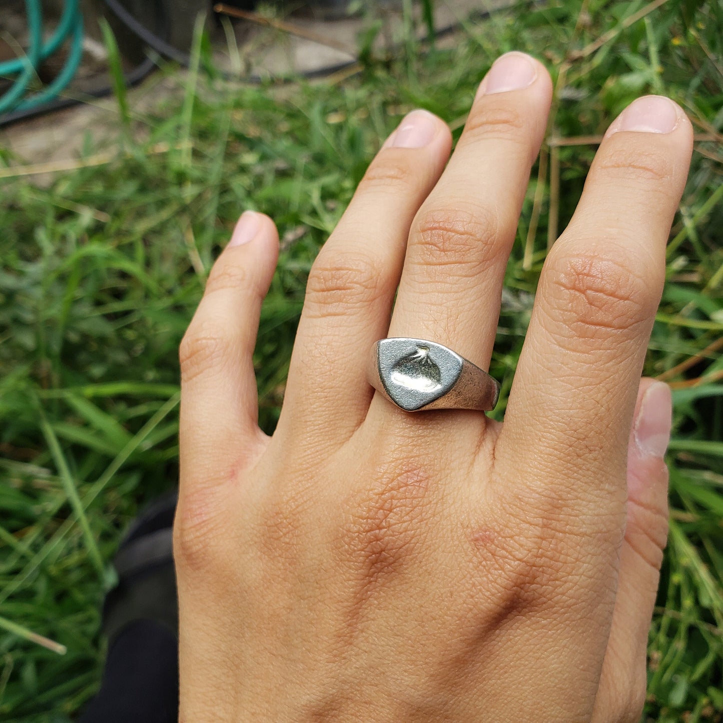 dumpling wax seal signet ring