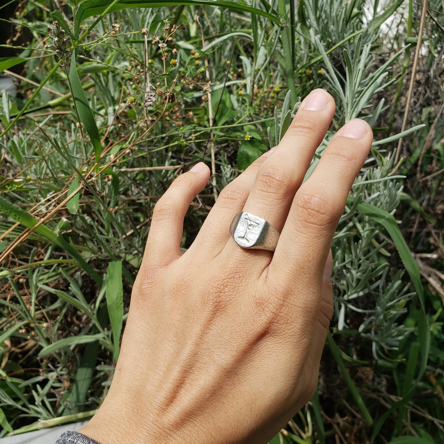 Martini wax seal signet ring