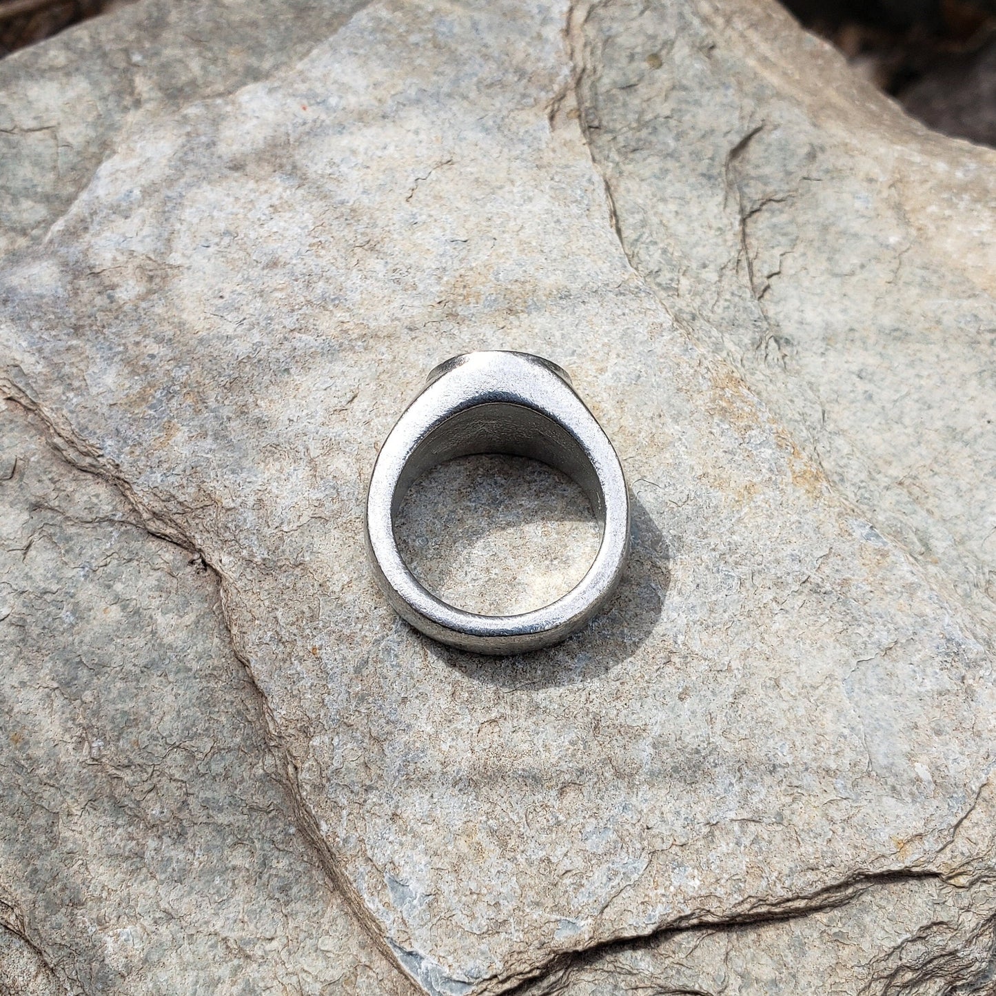 Thumbs up wax seal signet ring