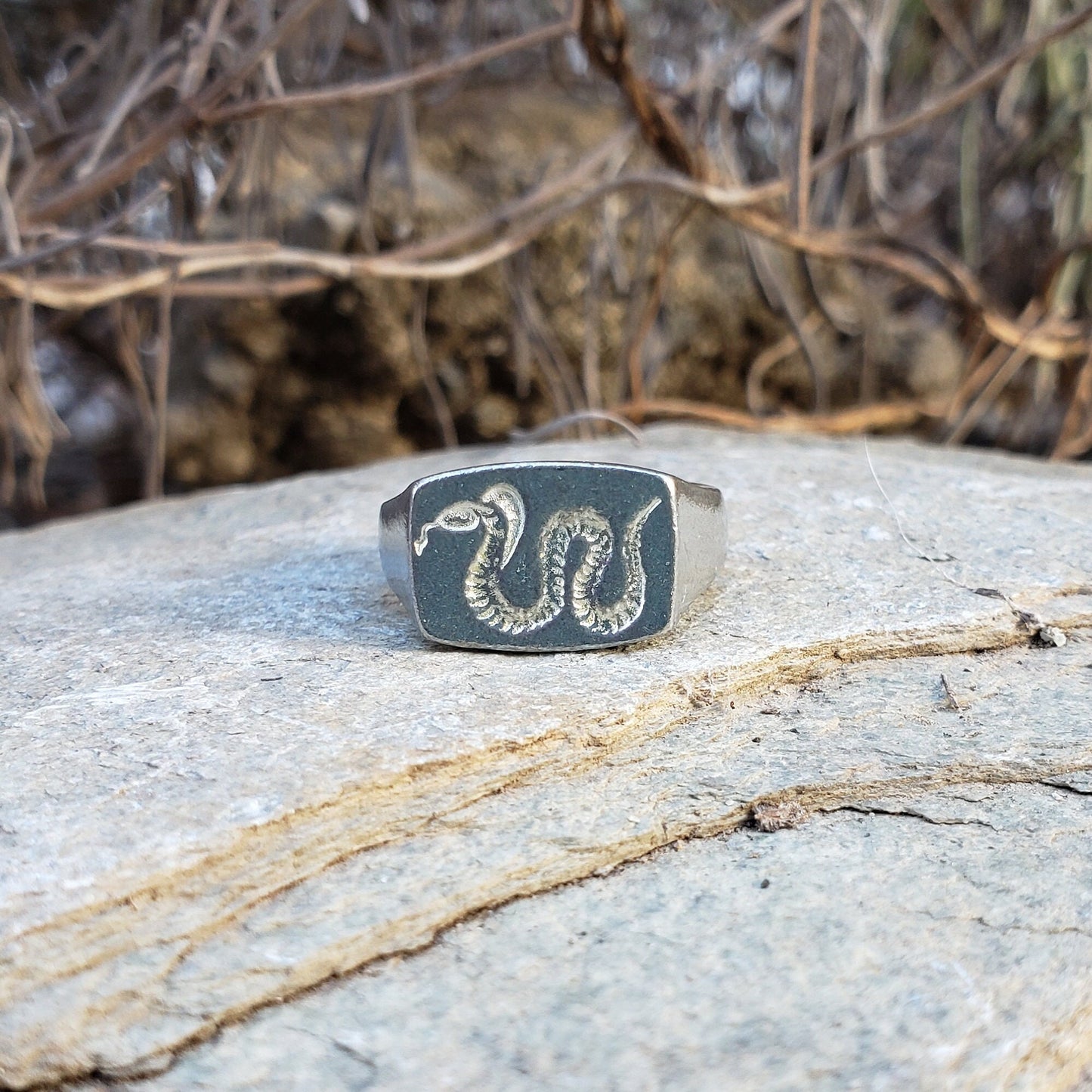 King cobra wax seal signet ring