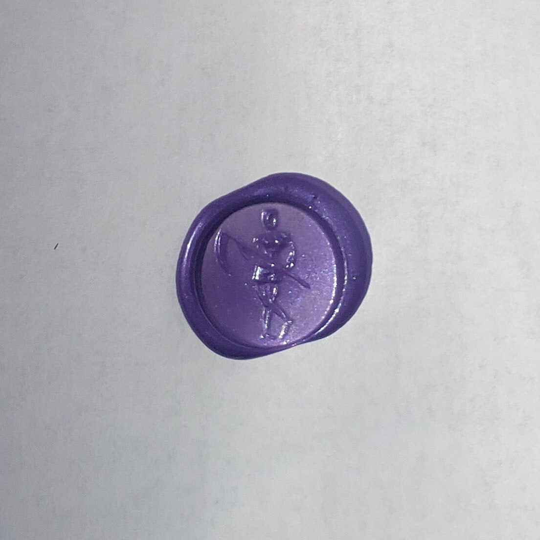 Sexy death memento mori wax seal signet ring