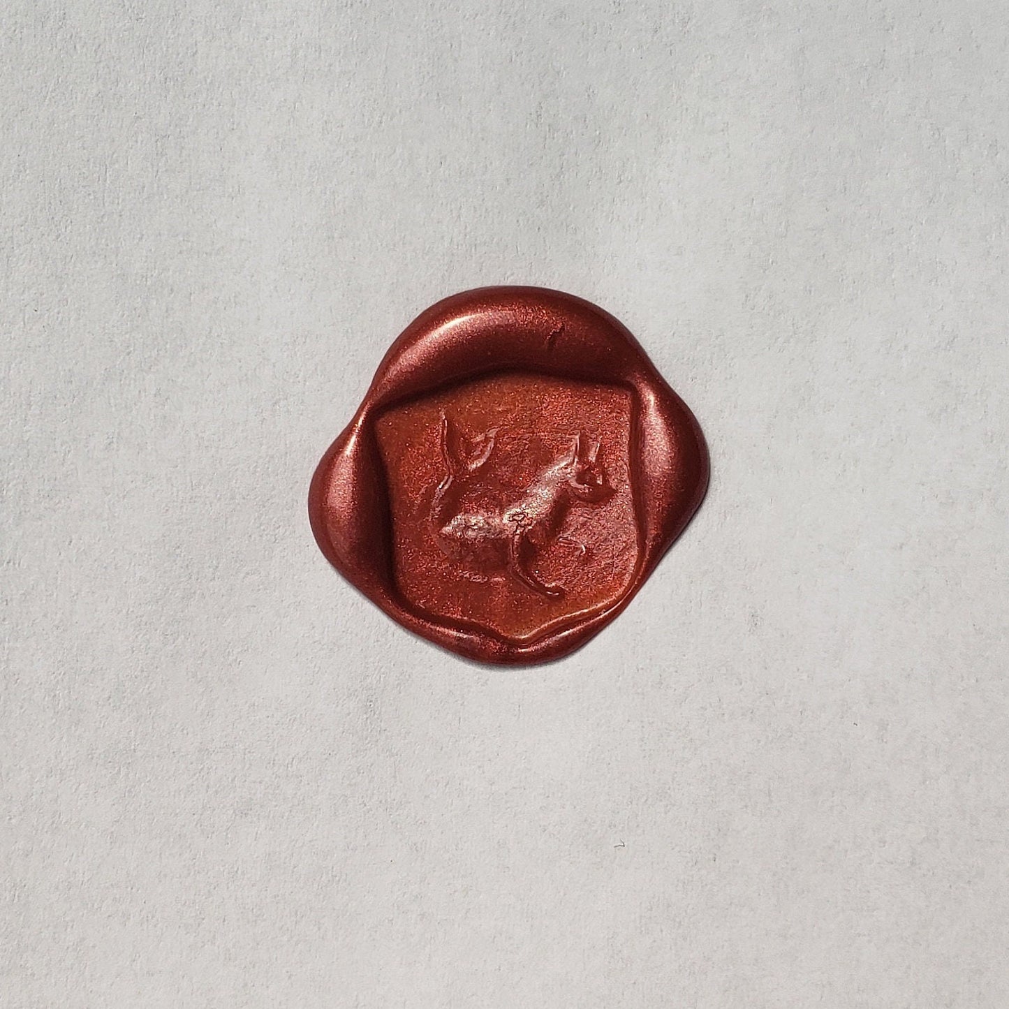 catfish wax seal signet ring