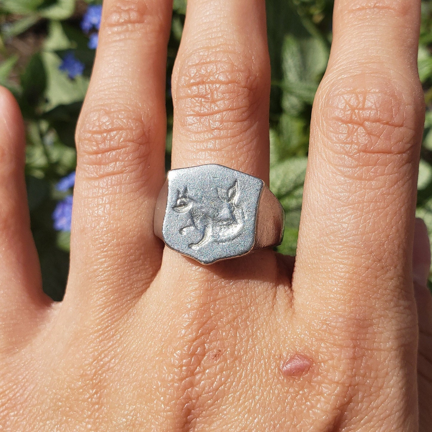 catfish wax seal signet ring