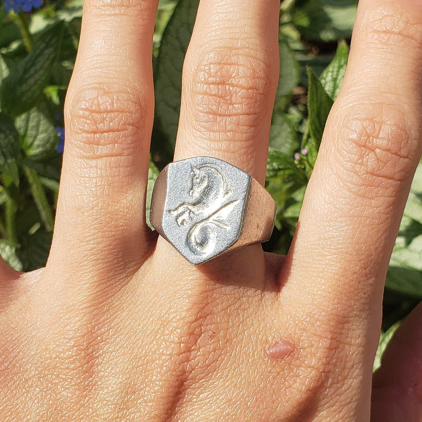 kelpie wax seal signet ring