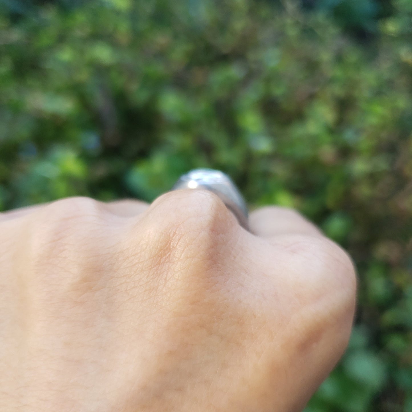 Body letter "S" wax seal signet ring