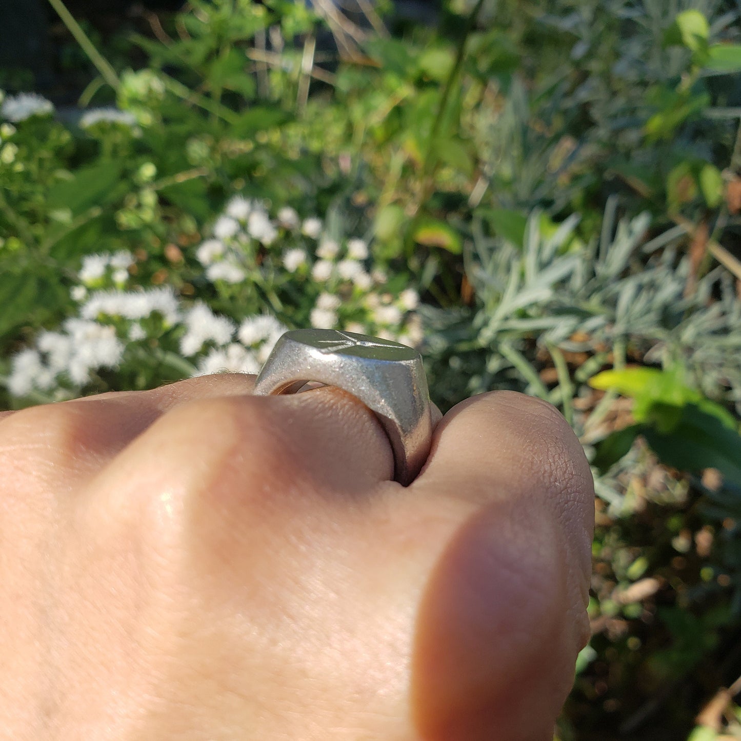 Modern windmill wax seal signet ring