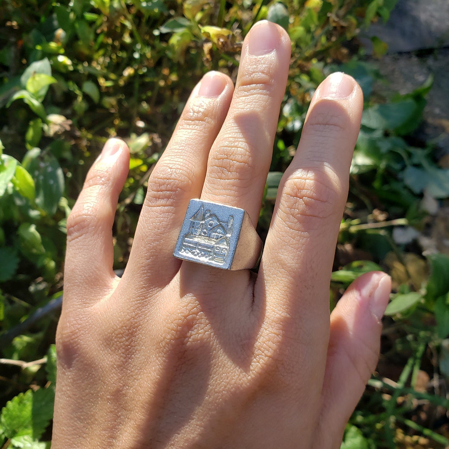 Victorian home wax seal signet ring