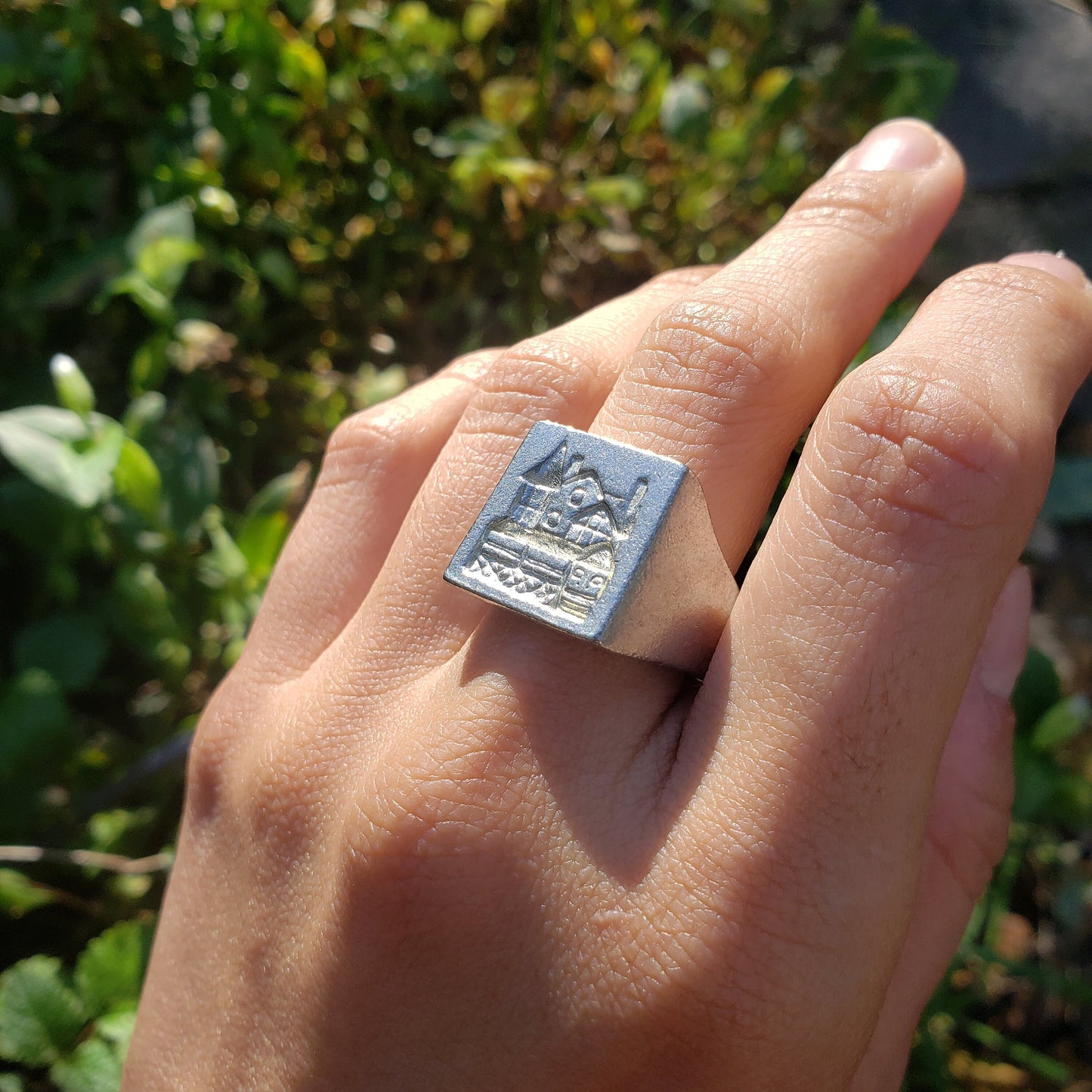 Victorian home wax seal signet ring