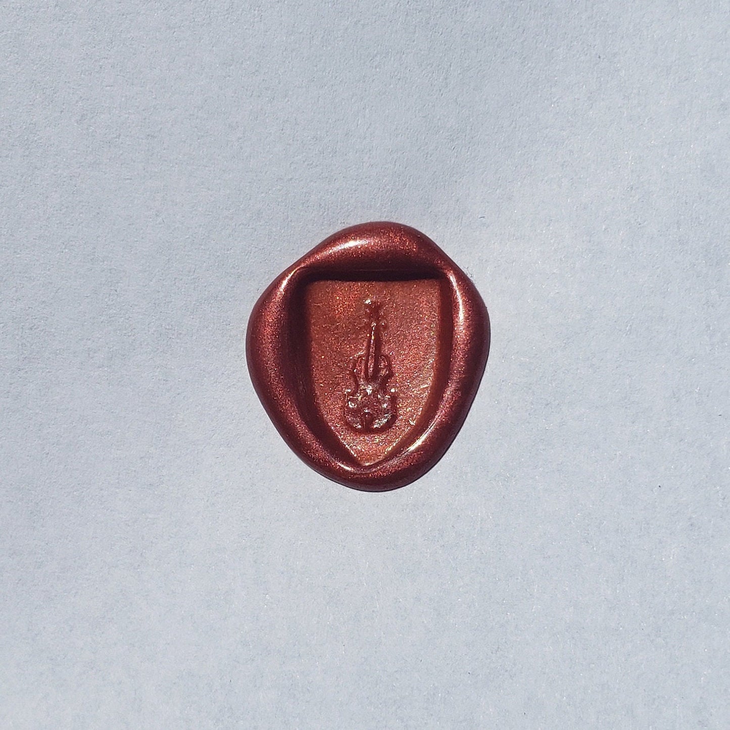 violin wax seal signet ring