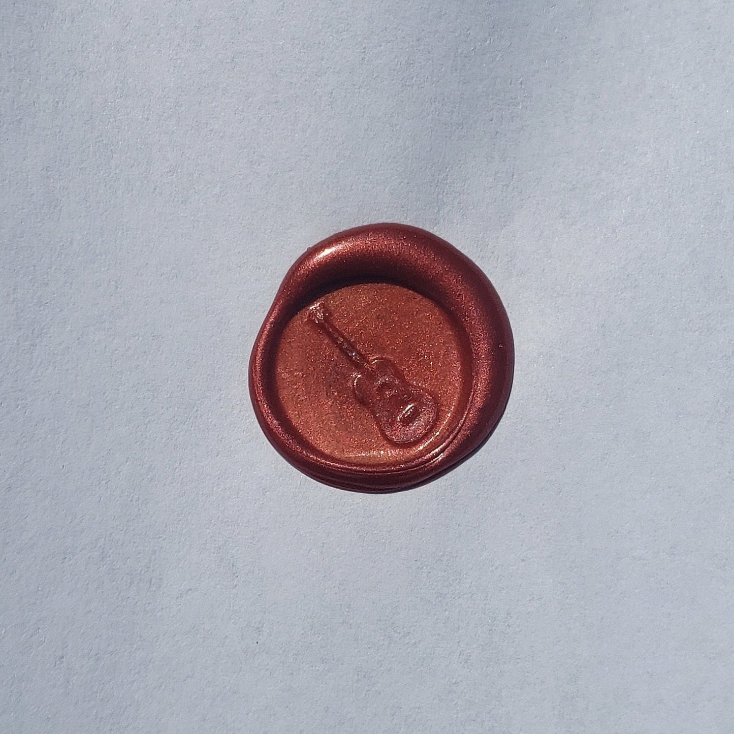 guitar wax seal signet ring