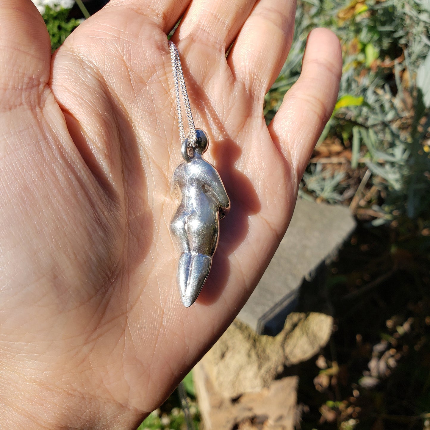 mother earth zoisite pendant