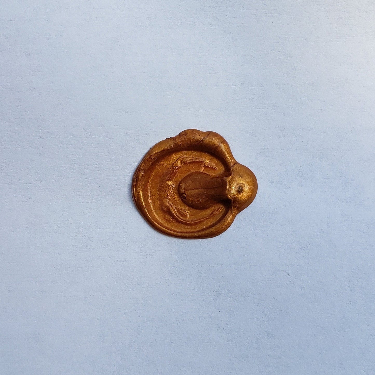 Body letter "C" wax seal signet ring