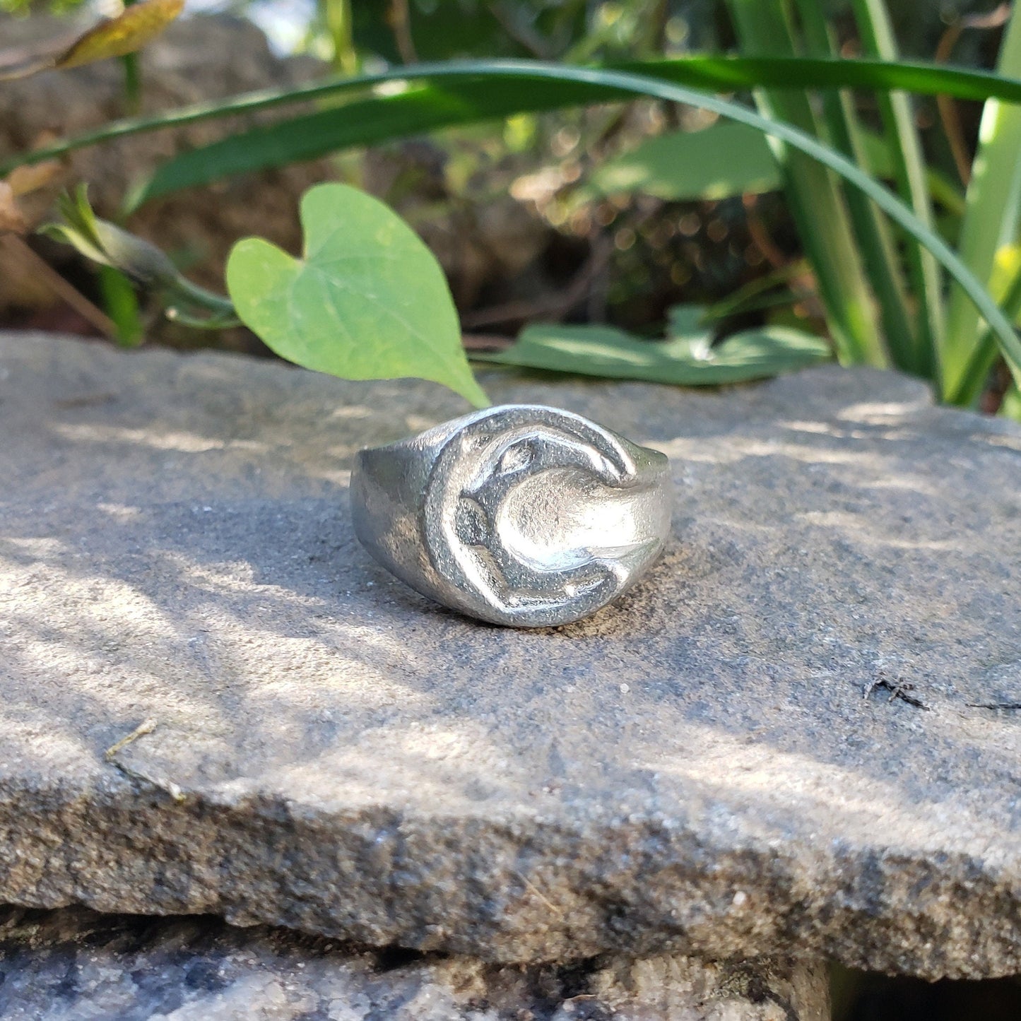 Body letter "C" wax seal signet ring