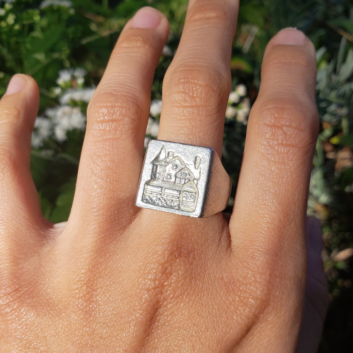 Victorian home wax seal signet ring