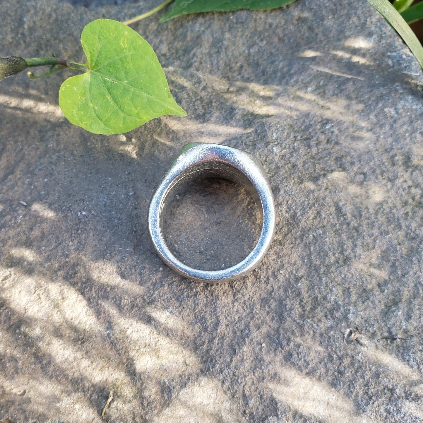 Body letter "C" wax seal signet ring