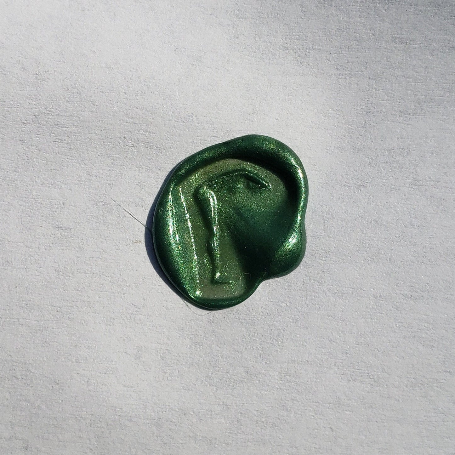 Body letter "r" wax seal signet ring